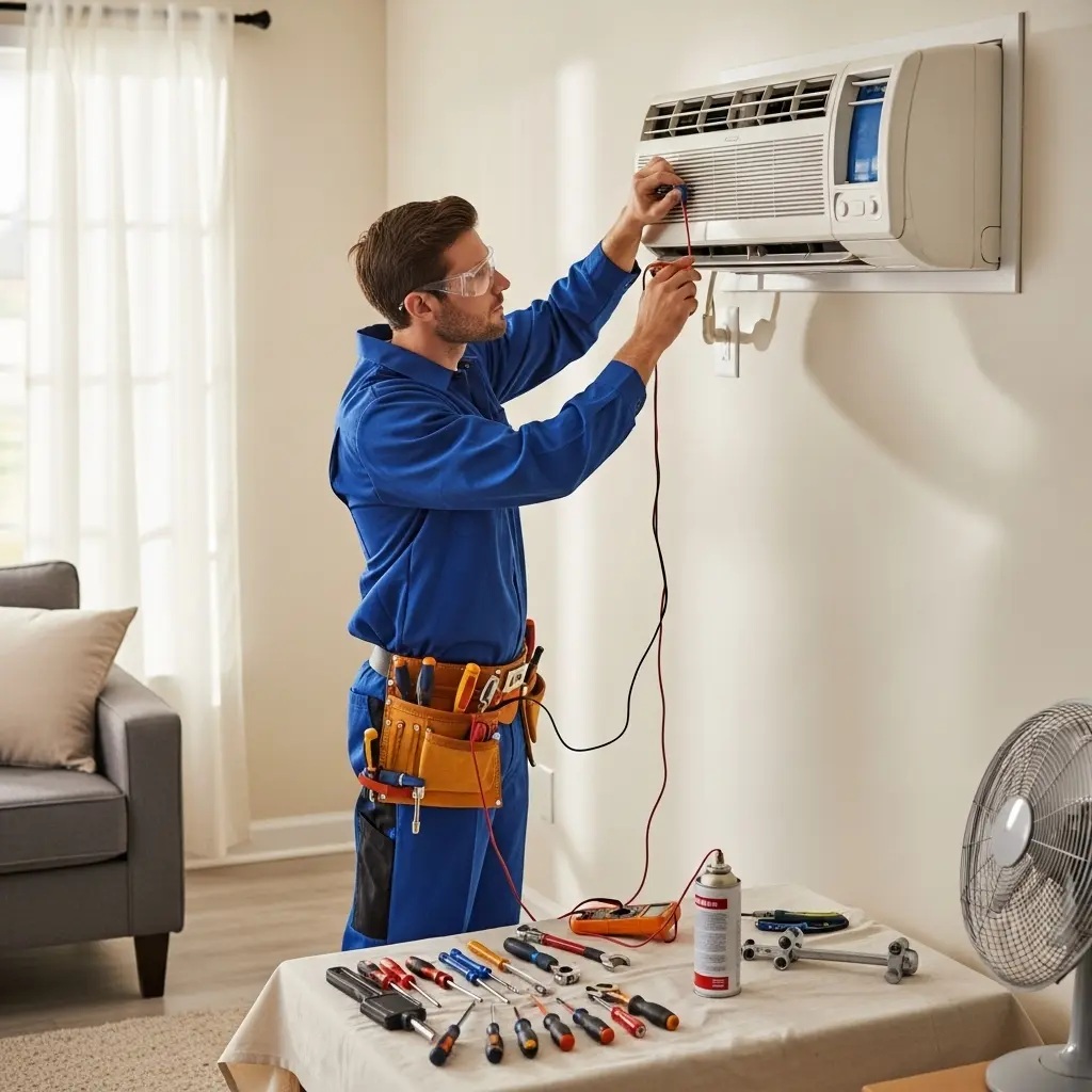 Keçiören Ariston Ariston klima gaz dolumu ve bakım – Enerji verimliliği artırıldı. - Teknik servis örneği